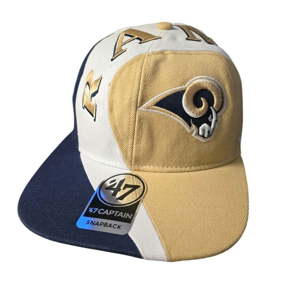 Los Angeles Rams Hat Cap Strapback Adjustable '47 Brand NFL LA Football